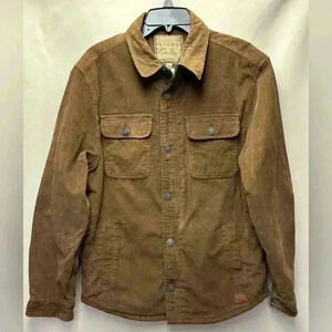 Jachs Fleece Lined Corduroy Shacket Size Large